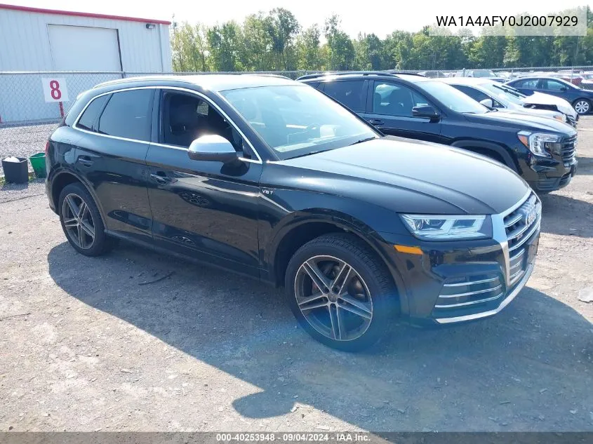 WA1A4AFY0J2007929 2018 Audi Sq5 Premium Plus