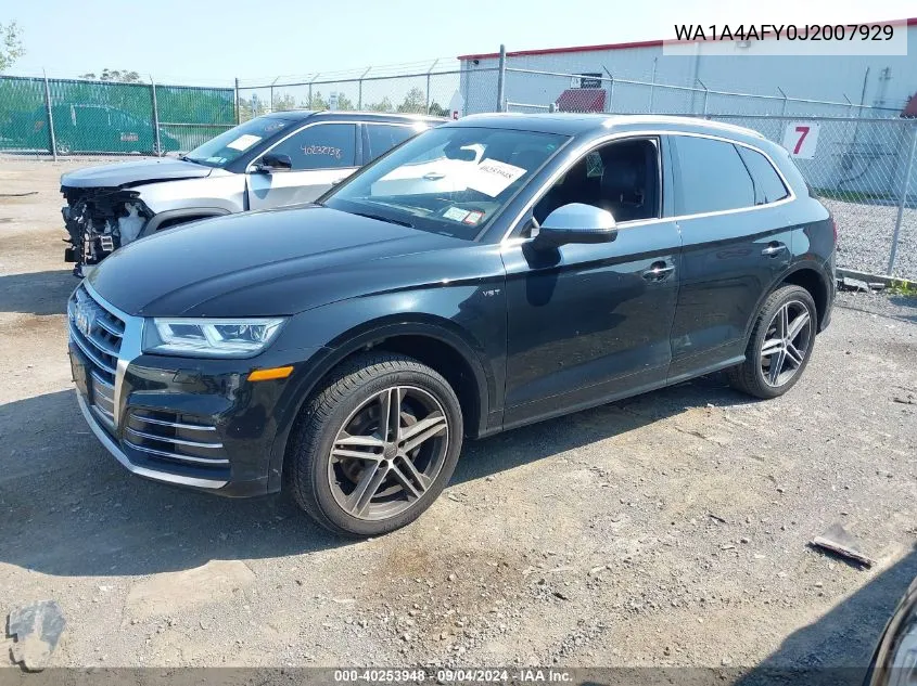 WA1A4AFY0J2007929 2018 Audi Sq5 Premium Plus