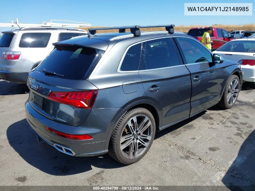 WA1C4AFY1J2148985 2018 Audi Sq5 3.0T Premium Plus