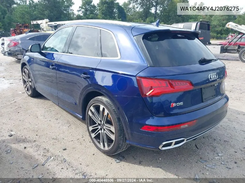 WA1C4AFY4J2076275 2018 Audi Sq5 3.0T Premium Plus