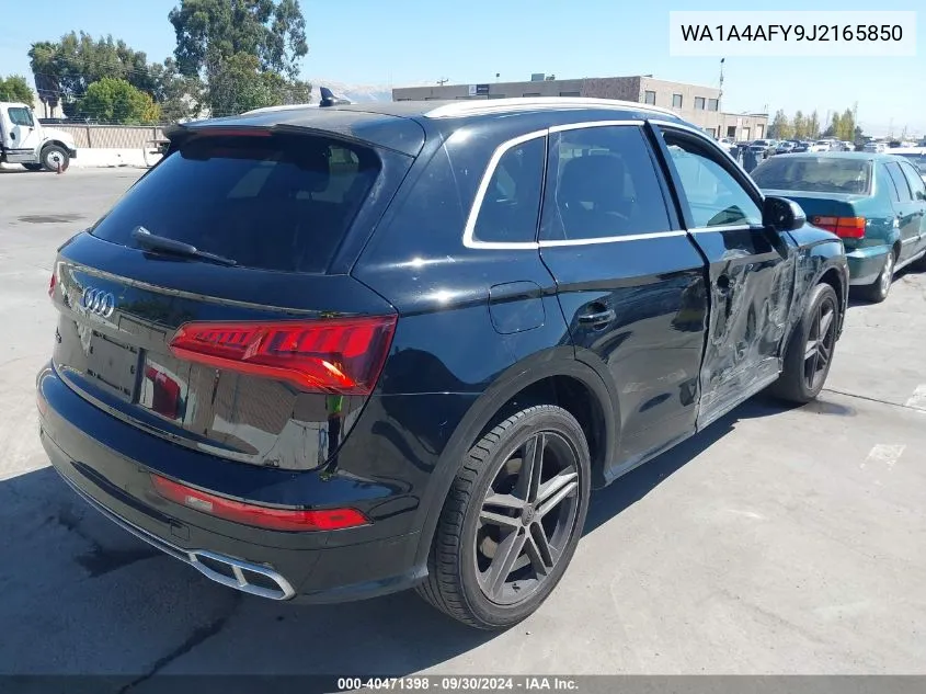 2018 Audi Sq5 3.0T Premium Plus VIN: WA1A4AFY9J2165850 Lot: 40471398