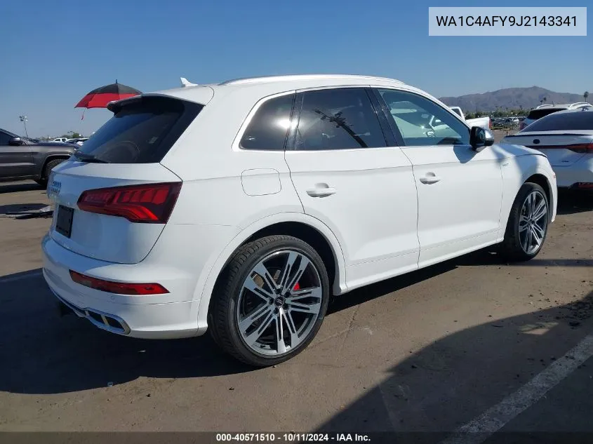 2018 Audi Sq5 Prestige VIN: WA1C4AFY9J2143341 Lot: 40571510