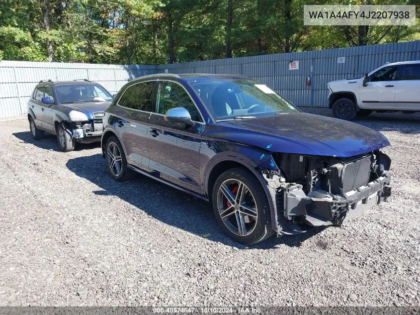 2018 Audi Sq5 3.0T Premium Plus VIN: WA1A4AFY4J2207938 Lot: 40574647