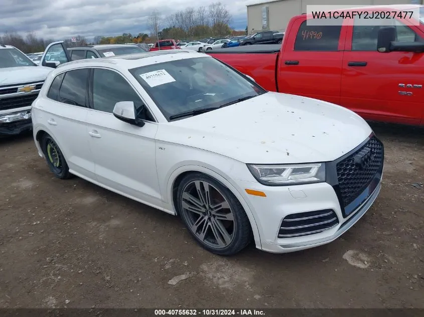 2018 Audi Sq5 3.0T Premium Plus VIN: WA1C4AFY2J2027477 Lot: 40755632