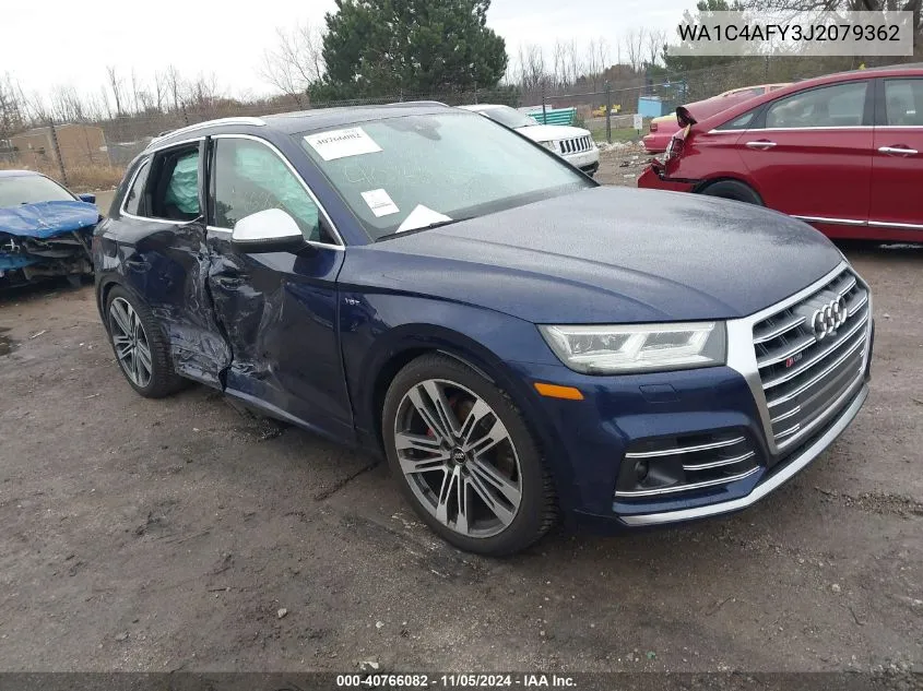 2018 Audi Sq5 3.0T Premium Plus VIN: WA1C4AFY3J2079362 Lot: 40766082