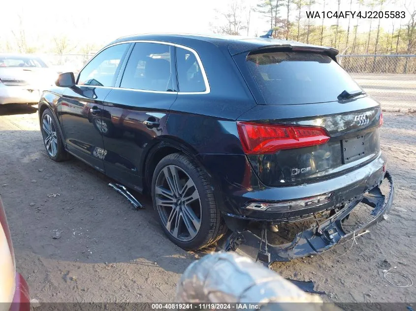 2018 Audi Sq5 3.0T Premium Plus VIN: WA1C4AFY4J2205583 Lot: 40819241