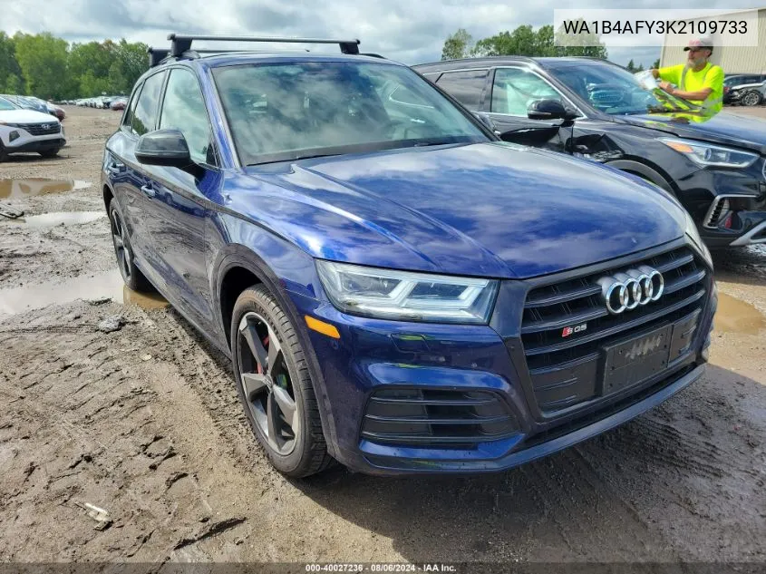 WA1B4AFY3K2109733 2019 Audi Sq5 3.0T Premium