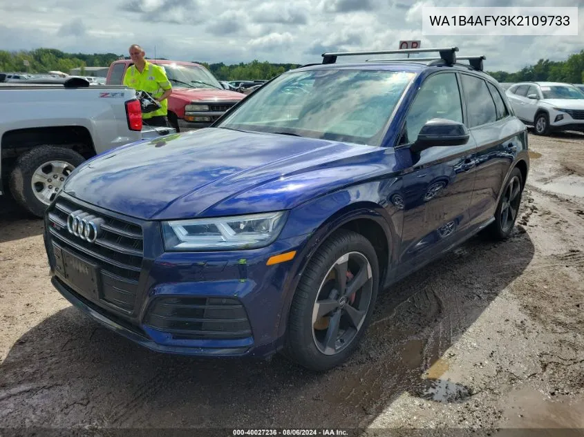 WA1B4AFY3K2109733 2019 Audi Sq5 3.0T Premium