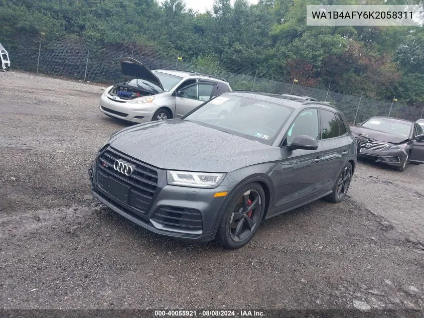 WA1B4AFY6K2058311 2019 Audi Sq5 Premium Plus