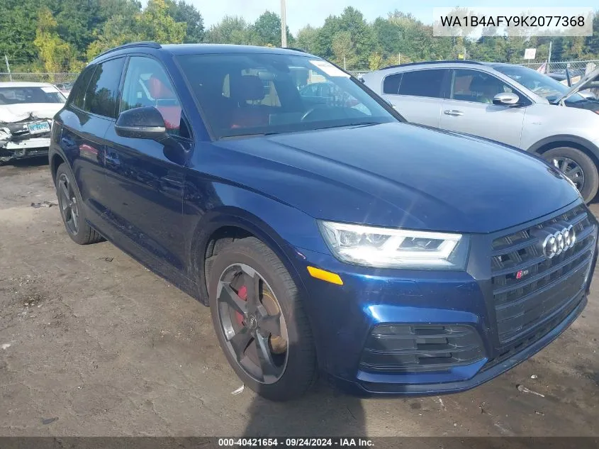 2019 Audi Sq5 Premium Plus VIN: WA1B4AFY9K2077368 Lot: 40421654