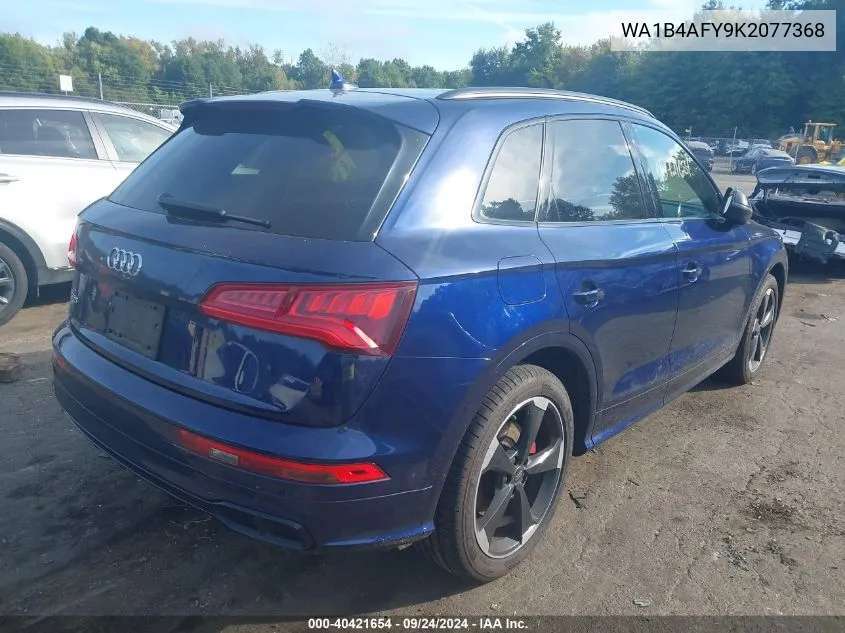 2019 Audi Sq5 Premium Plus VIN: WA1B4AFY9K2077368 Lot: 40421654