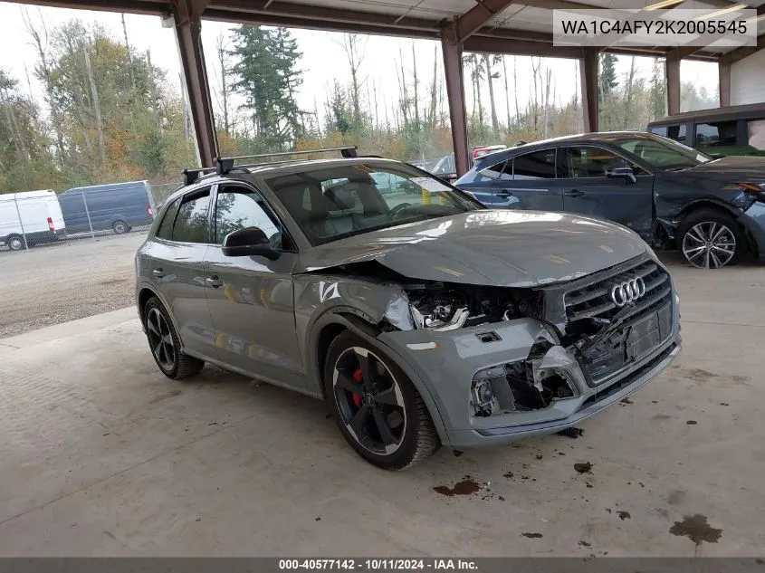 WA1C4AFY2K2005545 2019 Audi Sq5 Prestige