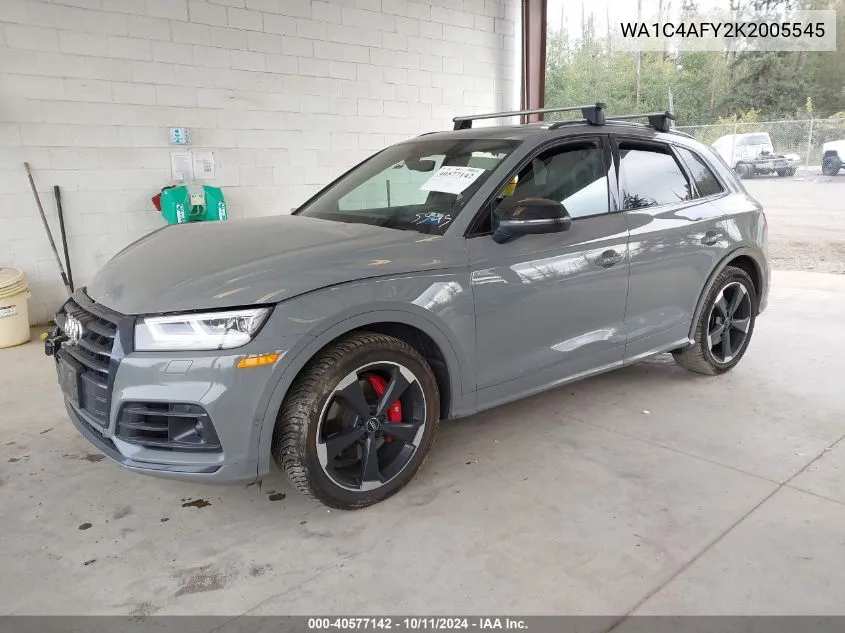 2019 Audi Sq5 Prestige VIN: WA1C4AFY2K2005545 Lot: 40577142