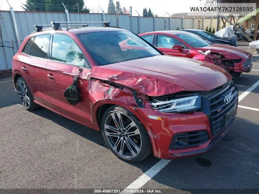 2019 Audi Sq5 3.0T Premium VIN: WA1C4AFY7K2128595 Lot: 40807201