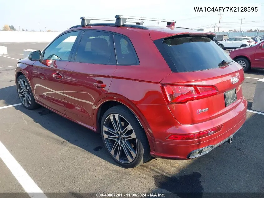 2019 Audi Sq5 3.0T Premium VIN: WA1C4AFY7K2128595 Lot: 40807201