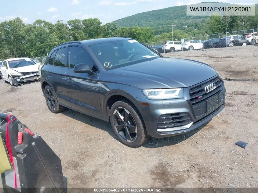 2020 Audi Sq5 Premium Plus Tfsi Quattro Tiptronic VIN: WA1B4AFY4L2120001 Lot: 39856462