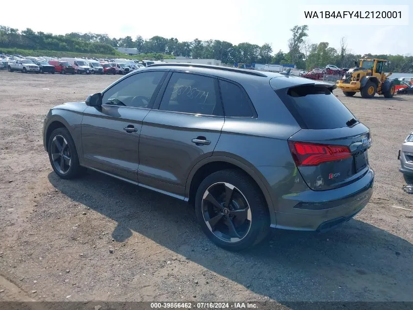 WA1B4AFY4L2120001 2020 Audi Sq5 Premium Plus Tfsi Quattro Tiptronic