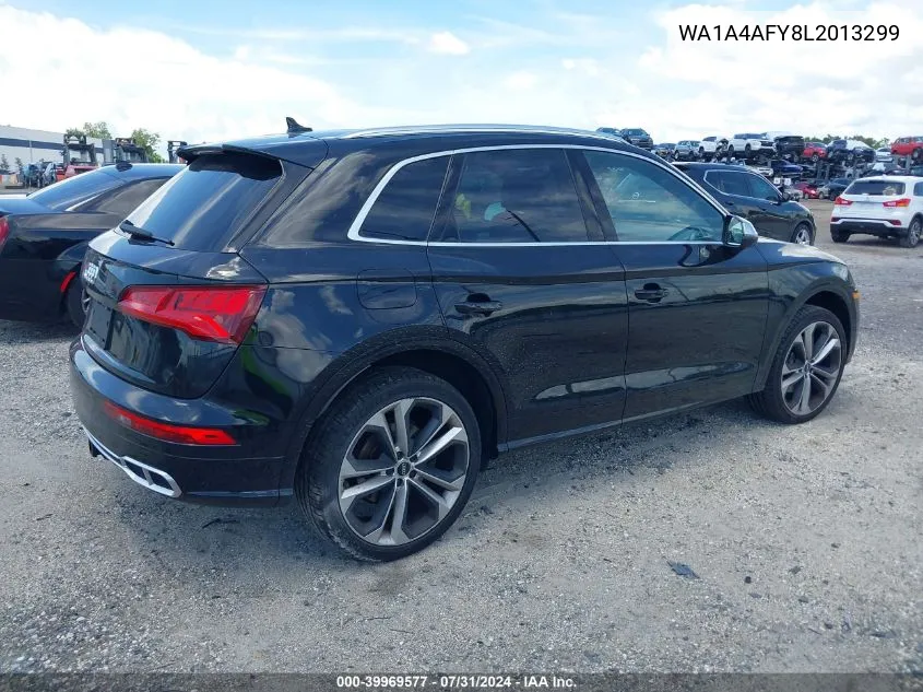 2020 Audi Sq5 Premium Tfsi Quattro Tiptronic VIN: WA1A4AFY8L2013299 Lot: 39969577