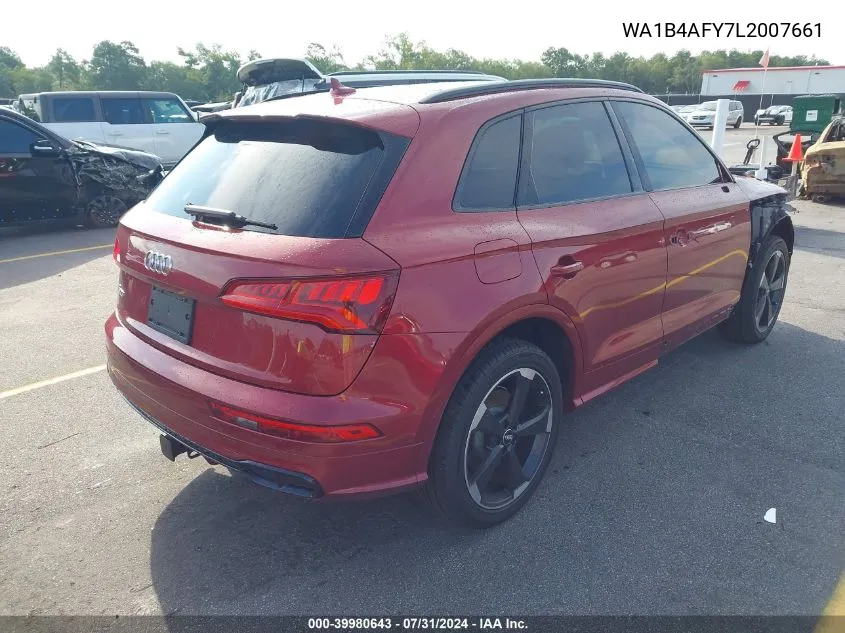 2020 Audi Sq5 Premium Plus Tfsi Quattro Tiptronic VIN: WA1B4AFY7L2007661 Lot: 39980643