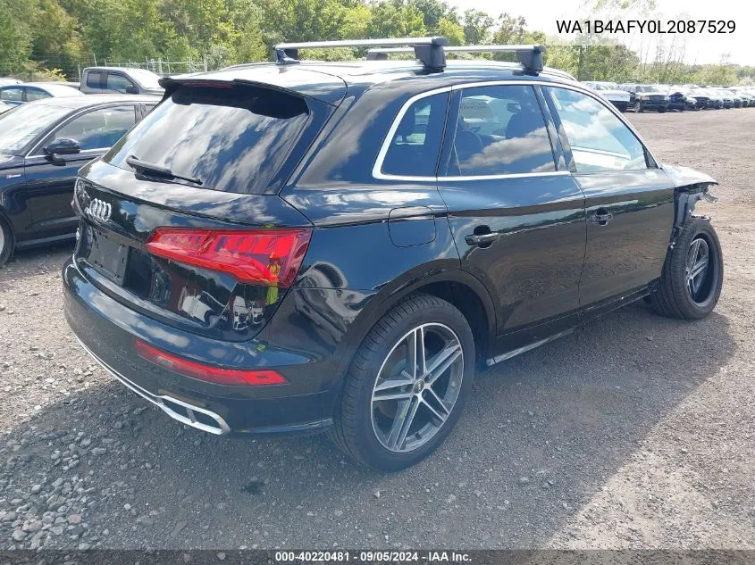 WA1B4AFY0L2087529 2020 Audi Sq5 Premium Plus Tfsi Quattro Tiptronic