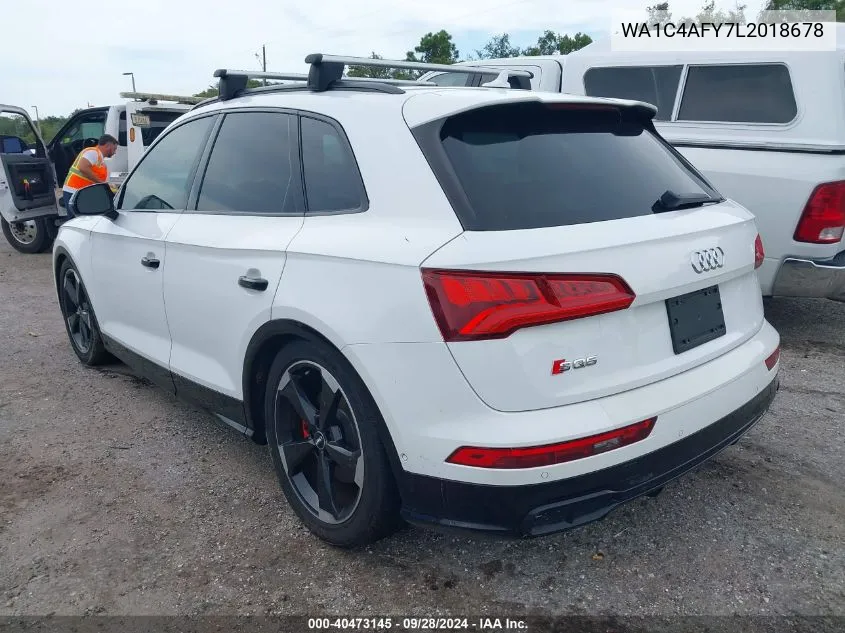 2020 Audi Sq5 Prestige VIN: WA1C4AFY7L2018678 Lot: 40473145