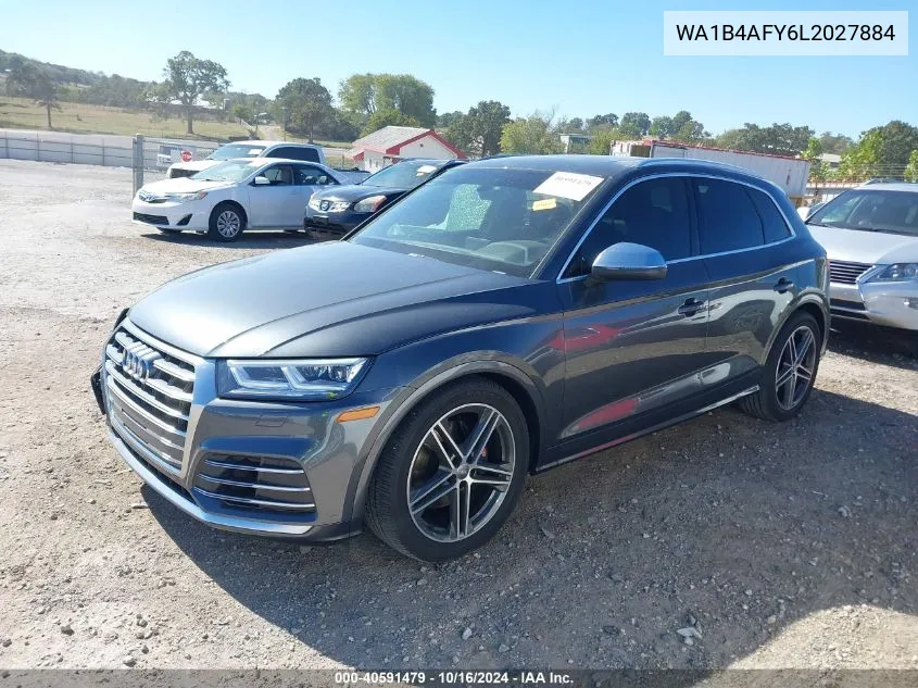 2020 Audi Sq5 Premium Plus Tfsi Quattro Tiptronic VIN: WA1B4AFY6L2027884 Lot: 40591479