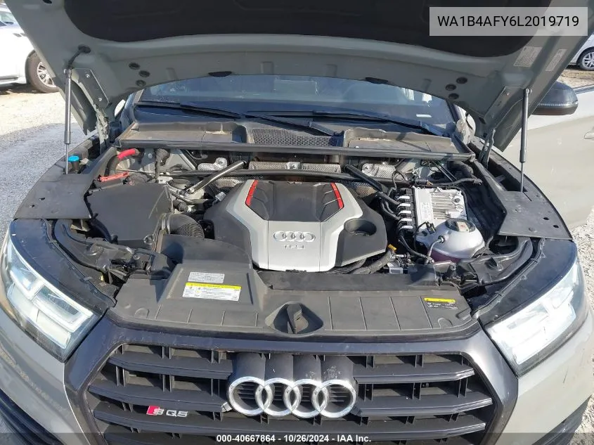 2020 Audi Sq5 Premium Plus Tfsi Quattro Tiptronic VIN: WA1B4AFY6L2019719 Lot: 40667864