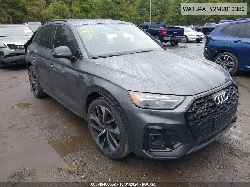 WA1B4AFY2M2019380 2021 Audi Sq5 Premium Plus