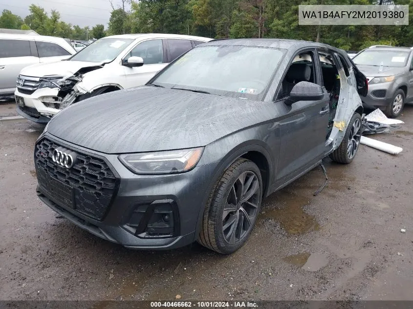 WA1B4AFY2M2019380 2021 Audi Sq5 Premium Plus