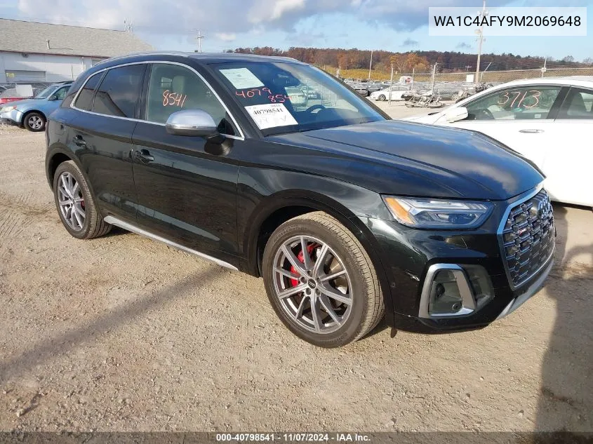 2021 Audi Sq5 Prestige Tfsi Quattro Tiptronic VIN: WA1C4AFY9M2069648 Lot: 40798541