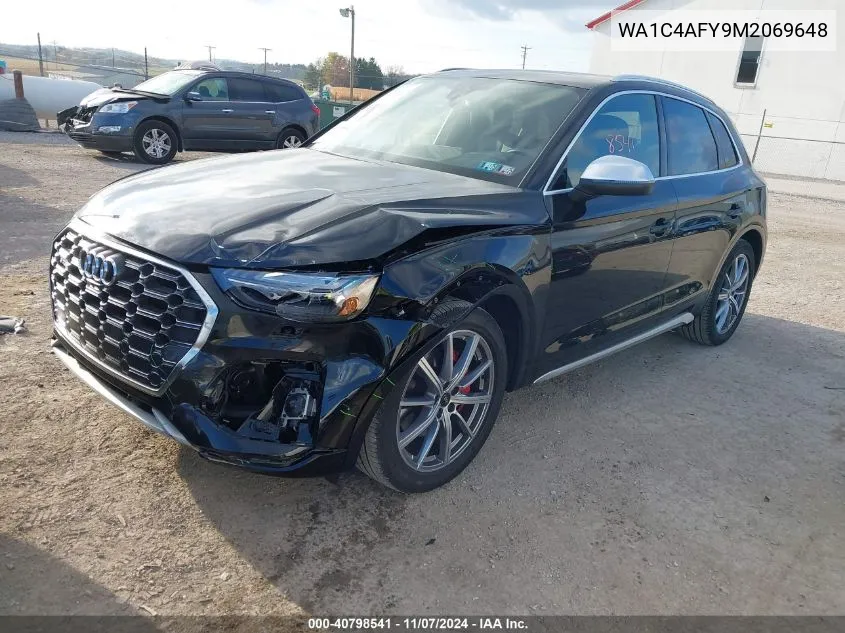 2021 Audi Sq5 Prestige Tfsi Quattro Tiptronic VIN: WA1C4AFY9M2069648 Lot: 40798541