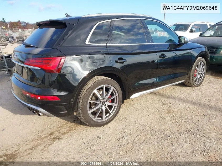 2021 Audi Sq5 Prestige Tfsi Quattro Tiptronic VIN: WA1C4AFY9M2069648 Lot: 40798541