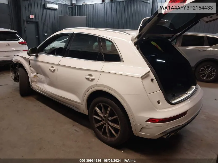 2023 Audi Sq5 Premium Tfsi Quattro Tiptronic VIN: WA1A4AFY3P2154433 Lot: 39954535