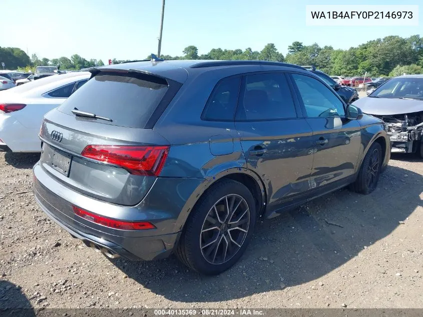 2023 Audi Sq5 Premium Plus VIN: WA1B4AFY0P2146973 Lot: 40135369