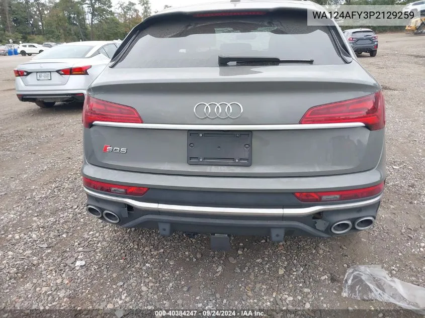 2023 Audi Sq5 Sportback Premium Plus VIN: WA124AFY3P2129259 Lot: 40384247