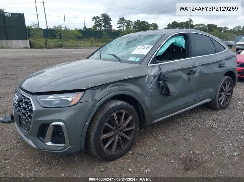 WA124AFY3P2129259 2023 Audi Sq5 Sportback Premium Plus