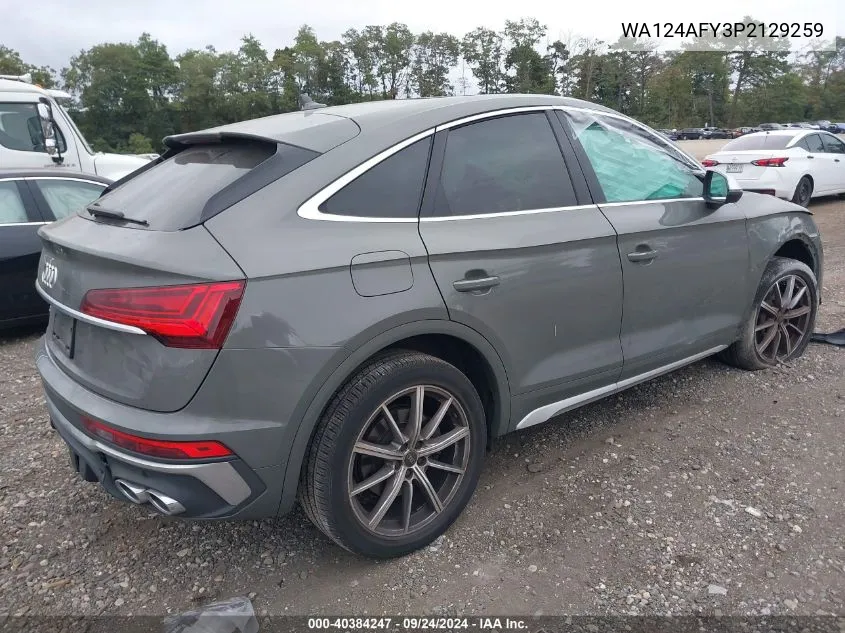 WA124AFY3P2129259 2023 Audi Sq5 Sportback Premium Plus