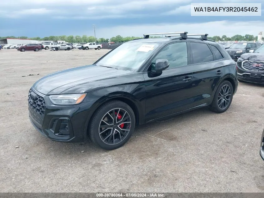 2024 Audi Sq5 Premium Plus Tfsi Quattro Tiptronic VIN: WA1B4AFY3R2045462 Lot: 39780364