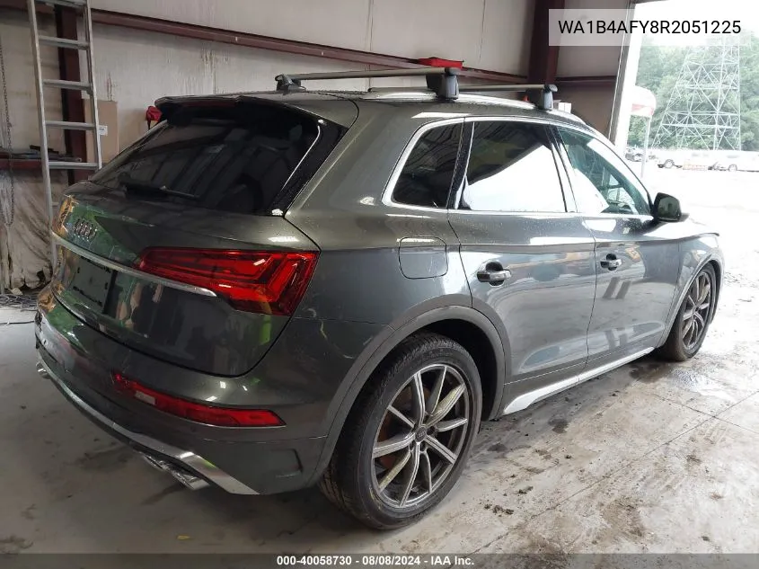 2024 Audi Sq5 Premium Plus Tfsi Quattro Tiptronic VIN: WA1B4AFY8R2051225 Lot: 40058730