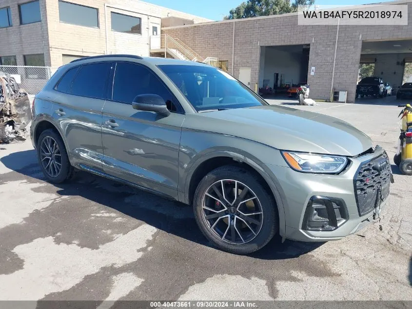 WA1B4AFY5R2018974 2024 Audi Sq5 Premium Plus Tfsi Quattro Tiptronic