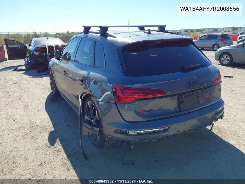 2024 Audi Sq5 Premium Plus Tfsi Quattro Tiptronic VIN: WA1B4AFY7R2008656 Lot: 40849952