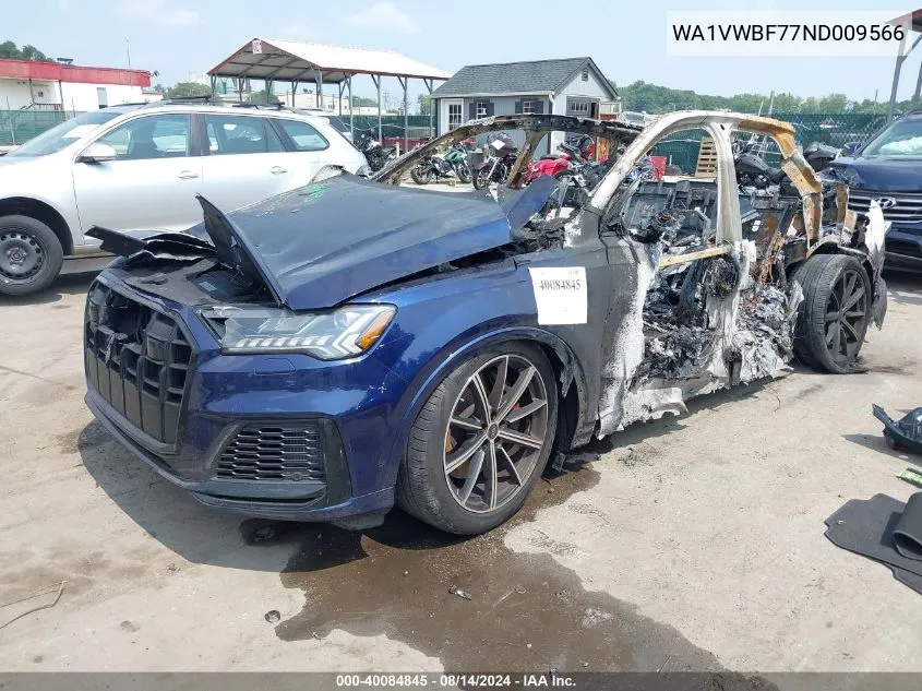 WA1VWBF77ND009566 2022 Audi Sq7 Prestige Tfsi Quattro Tiptronic