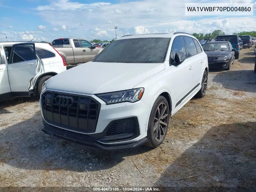 2023 Audi Sq7 Prestige Tfsi Quattro Tiptronic VIN: WA1VWBF70PD004860 Lot: 40473189