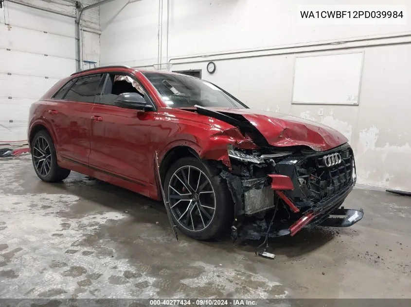 2023 Audi Sq8 Prestige Tfsi Quattro Tiptronic VIN: WA1CWBF12PD039984 Lot: 40277434