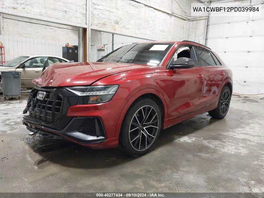 2023 Audi Sq8 Prestige Tfsi Quattro Tiptronic VIN: WA1CWBF12PD039984 Lot: 40277434