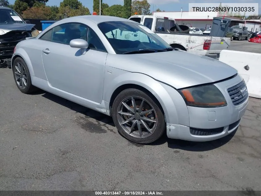 TRUUC28N3Y1030335 2000 Audi Tt