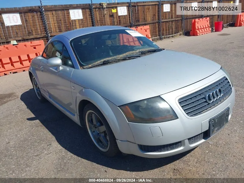 TRUTC28N8Y1002624 2000 Audi Tt