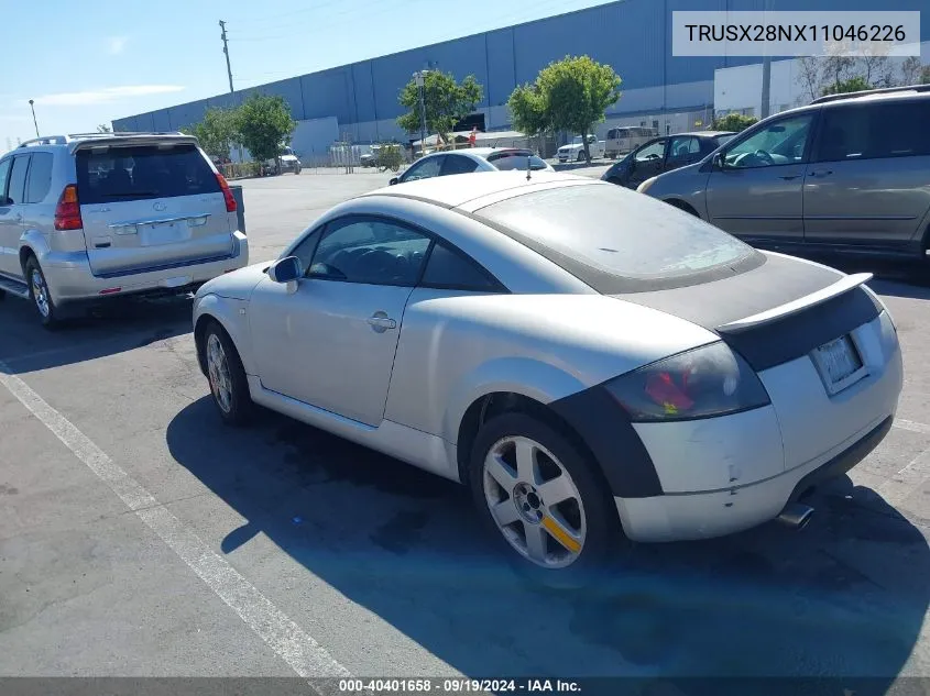 TRUSX28NX11046226 2001 Audi Tt