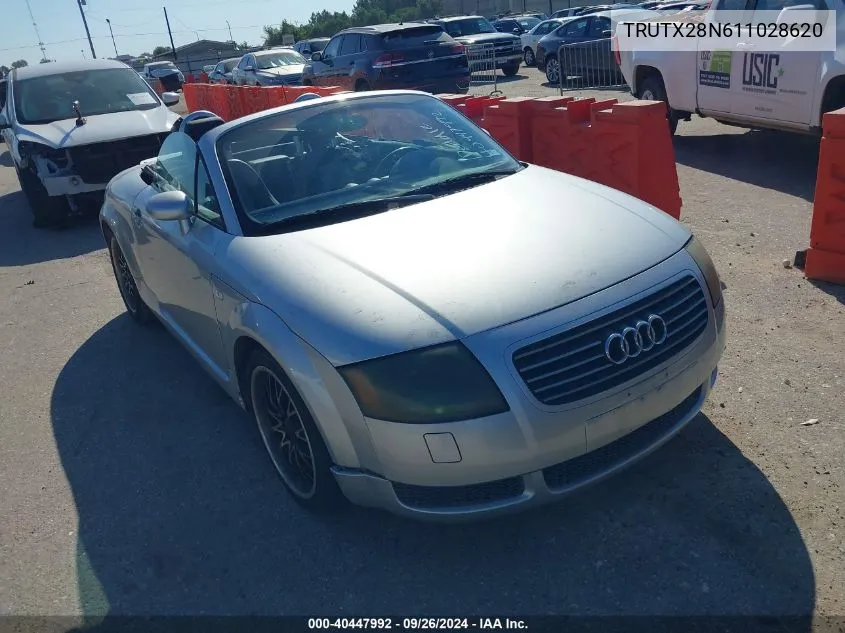 2001 Audi Tt VIN: TRUTX28N611028620 Lot: 40447992