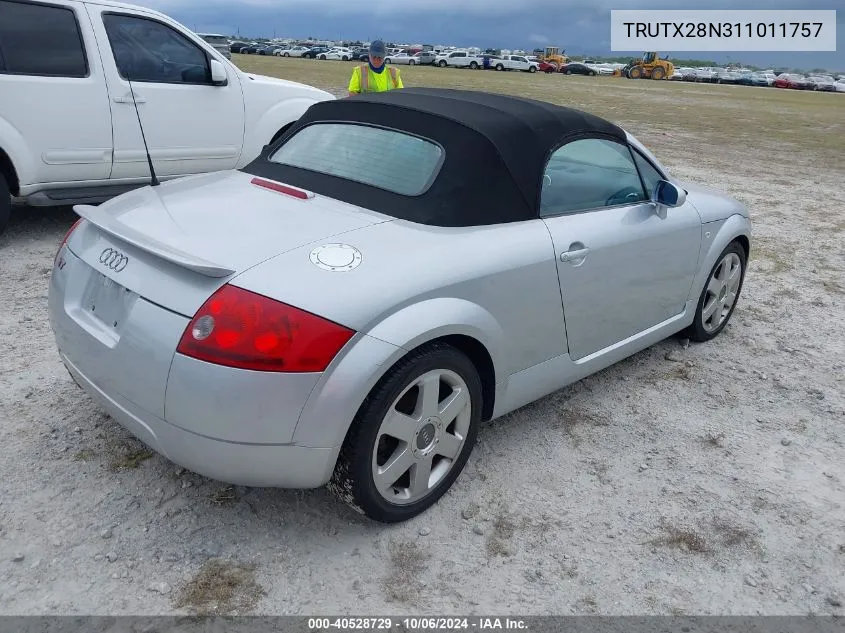 TRUTX28N311011757 2001 Audi Tt